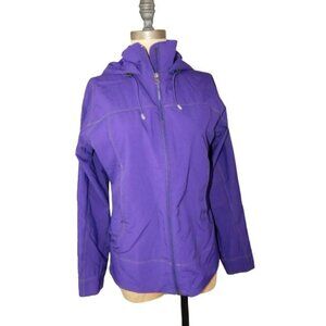 Marmont Size S Small Purple Hooded Zip Front Casual Jacket